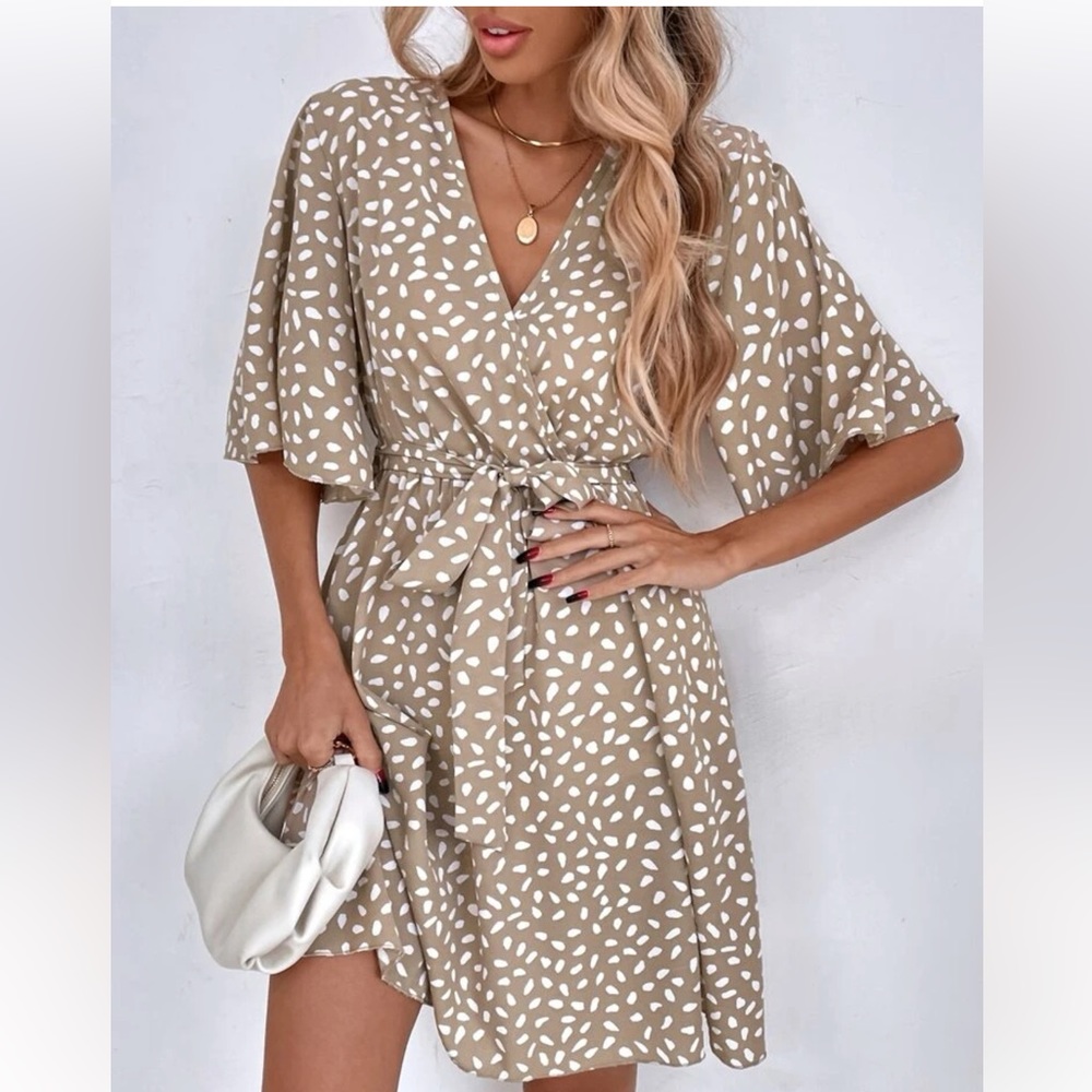 All over printed dress